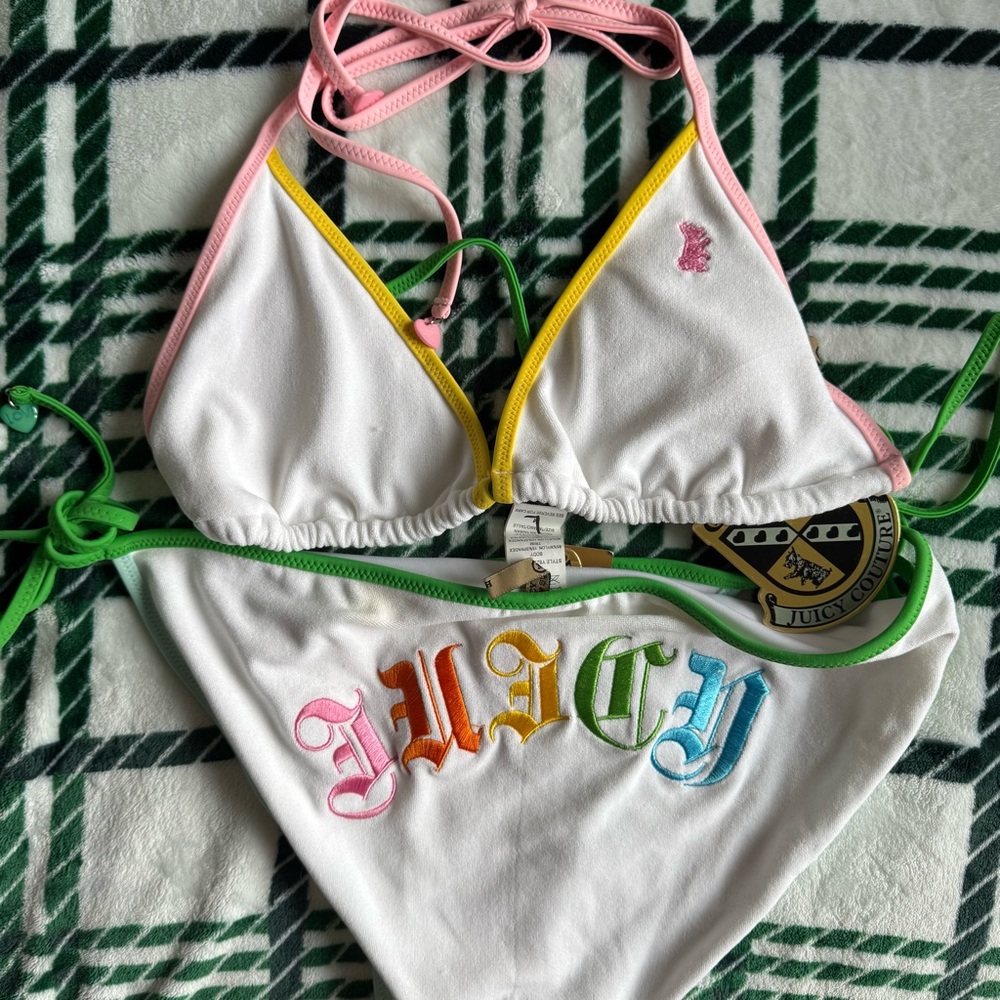 SOLD NWT Juicy Couture Vintage Terrycloth Bikini